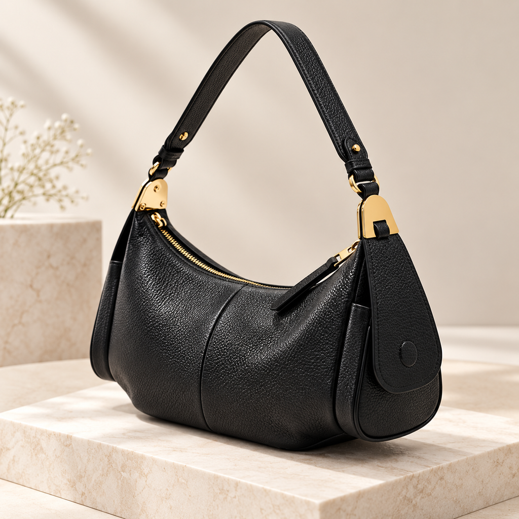 Coccinelle Campus Leather Shoulder Bag