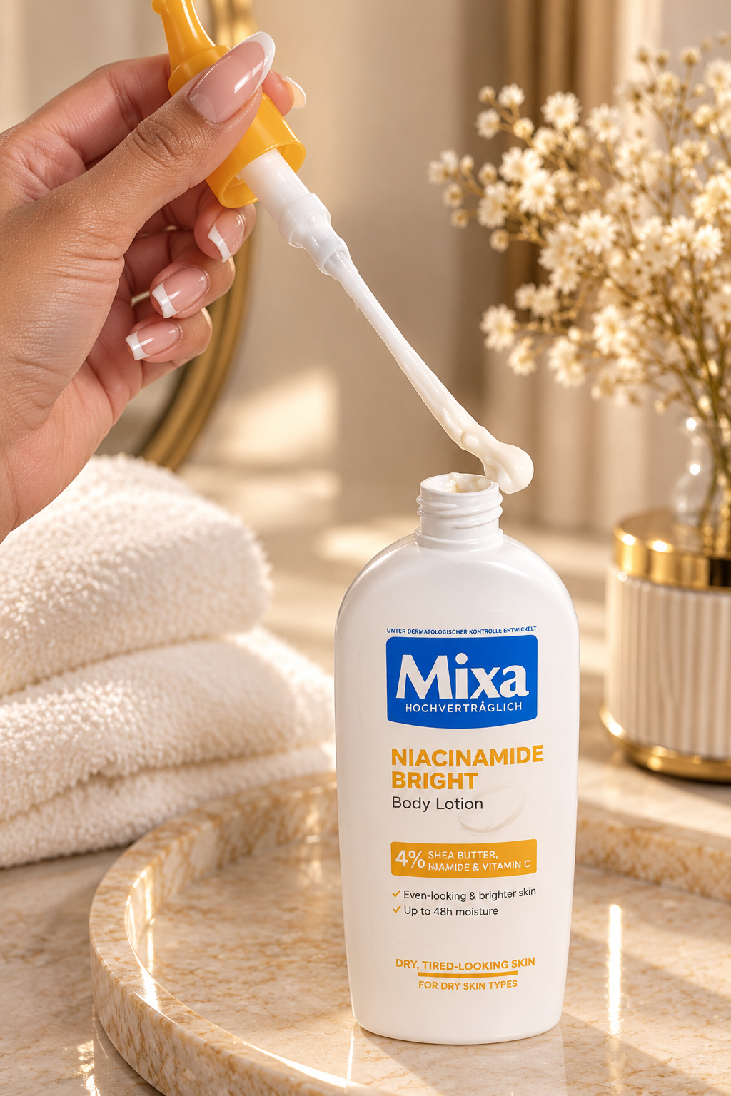Mixa Niacinamide Bright Body Lotion – 250 ml