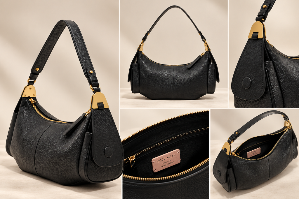 Coccinelle Campus Leather Shoulder Bag