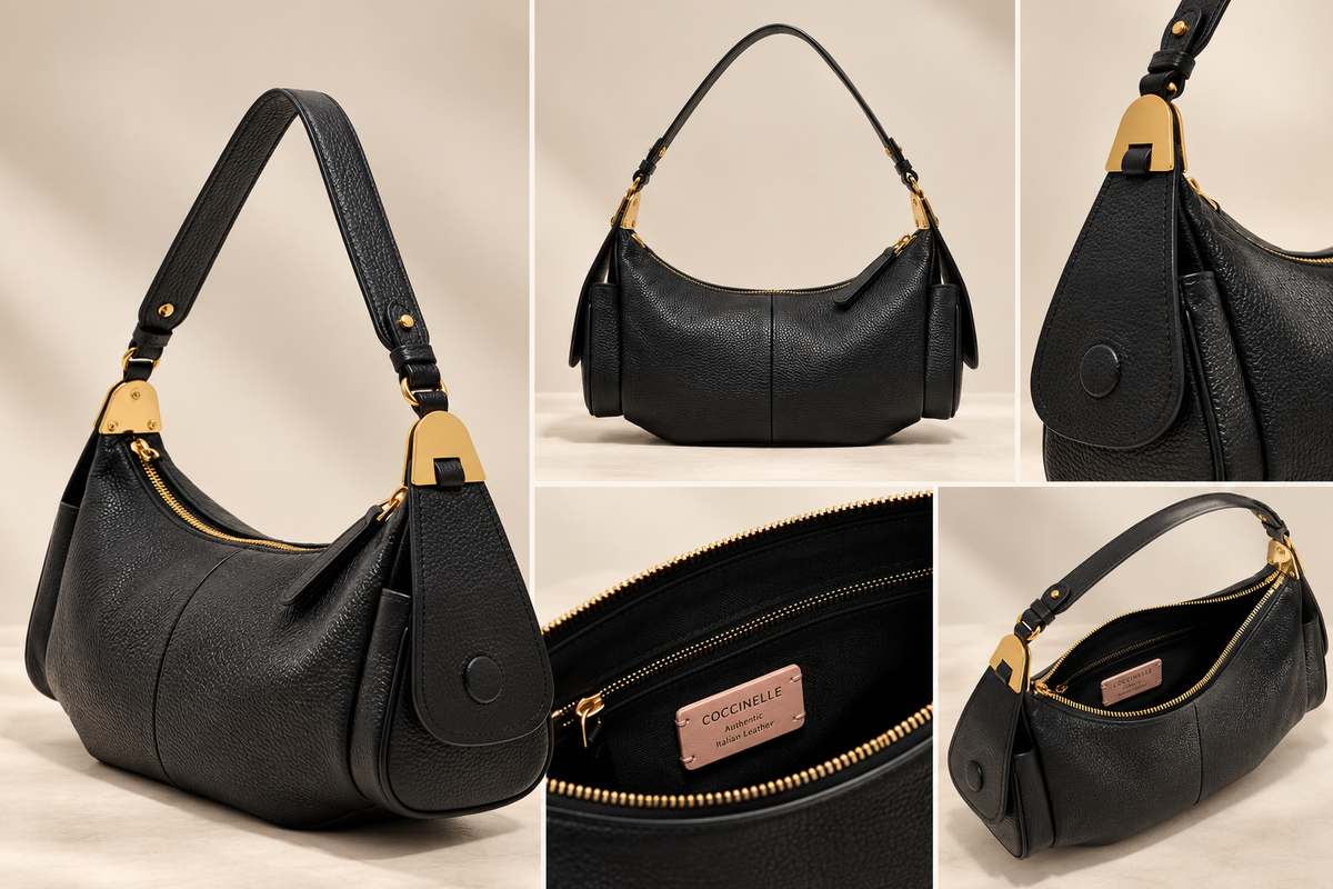 Coccinelle Campus Leather Shoulder Bag