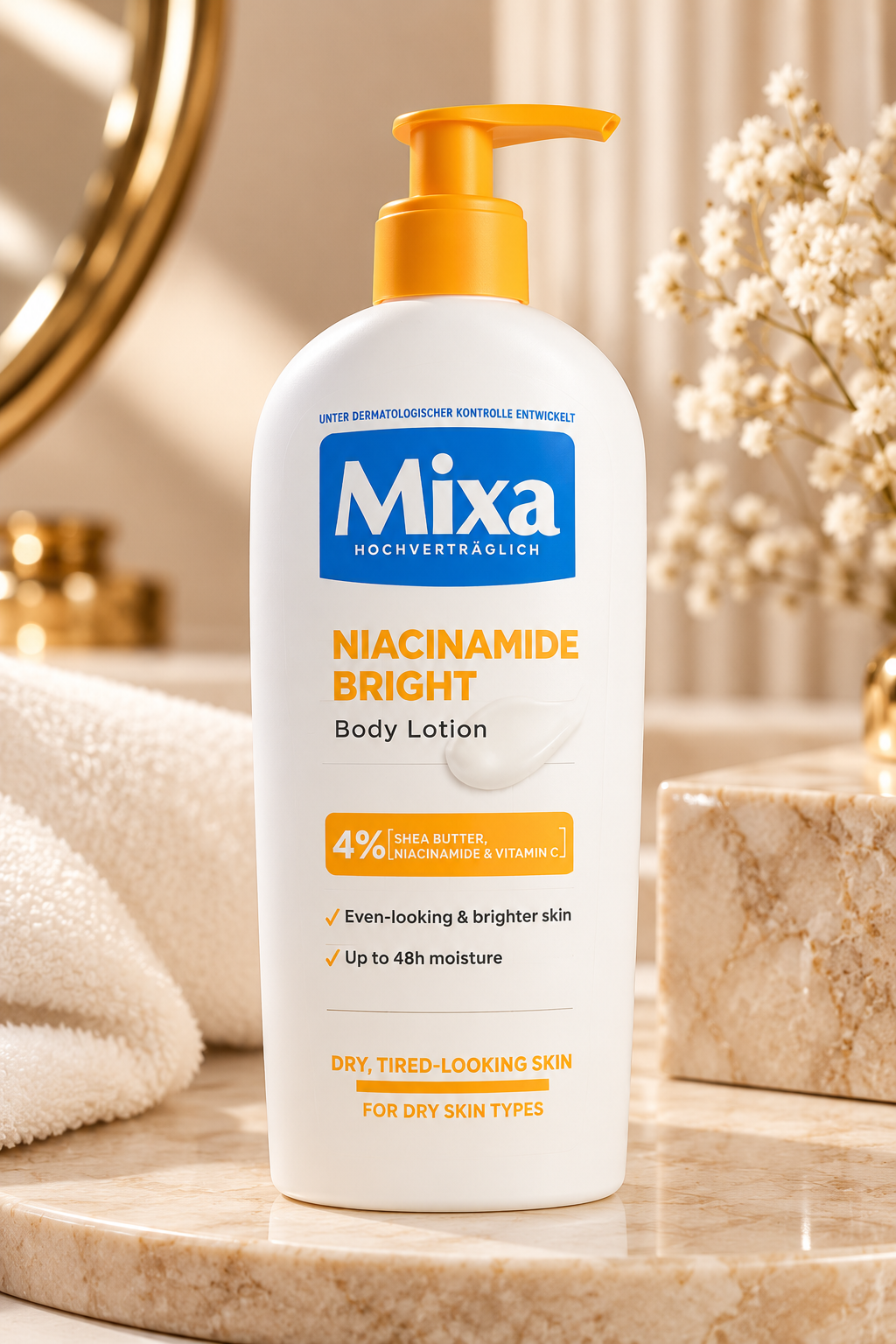 Mixa Niacinamide Bright Body Lotion – 250 ml