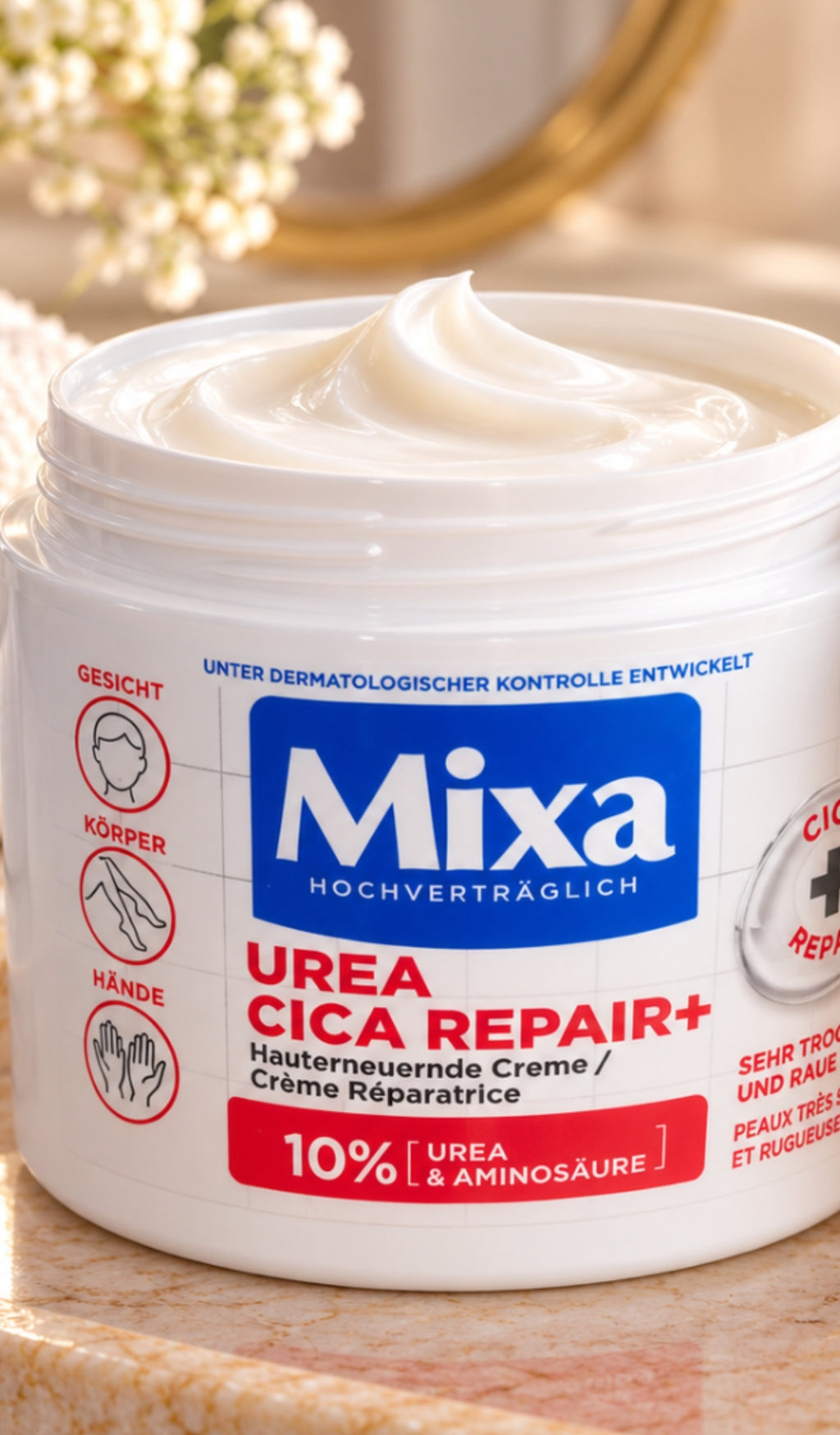 Mixa Urea Cica Repair+ Cream – 400 ml